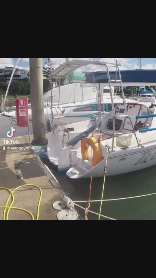 Load video: Brisbane Gold Coast Hull Cleaning Boat 